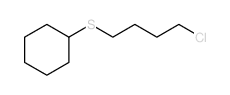 Cyclohexane,[(4-chlorobutyl)thio]-结构式