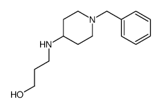 3-(1-苄基哌啶-4-基氨基)丙烷-1-醇结构式