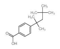 4-(2,4,4-trimethylpentan-2-yl)benzoic acid Structure