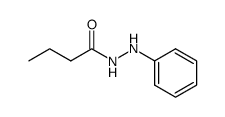 butyric acid N'-phenyl-hydrazide结构式