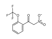 2-nitro-1-(2-trifluoromethoxyphenyl)ethanone结构式