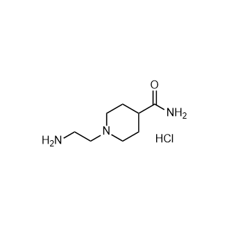 1-(2-Aminoethyl)piperidine-4-carboxamidehydrochloride Structure