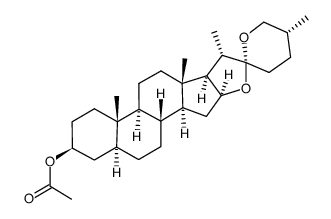 Tigogenin acetate Structure