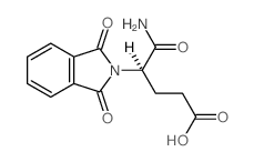 Glutaramic acid,4-phthalimido-, D- (8CI) structure