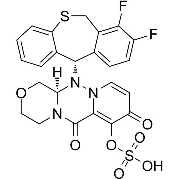 Cap-dependent endonuclease-IN-20 Structure