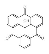 3a2-hydroxydibenzo[cd,mn]pyrene-4,8,12(3a2H)-trione Structure