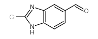 2-氯-(9ci)-1H-苯并咪唑-5-羧醛结构式