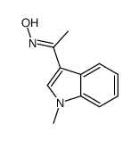 N-[1-(1-methylindol-3-yl)ethylidene]hydroxylamine structure