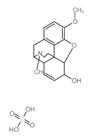 codeine, sulfate结构式