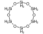 1,1,3,3,5,5,7,7,9,9,11,11-dodecahydro-cyclohexasiloxane Structure