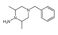 4-benzyl-2,6-dimethyl-piperazin-1-amine structure