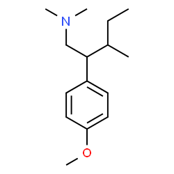 β-(sec-Butyl)-4-methoxy-N,N-dimethylbenzeneethanamine结构式