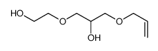 1-(2-hydroxyethoxy)-3-prop-2-enoxypropan-2-ol结构式