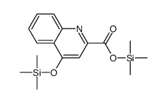 4-[(Trimethylsilyl)oxy]-2-quinolinecarboxylic acid trimethylsilyl ester结构式