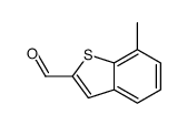 7-methyl-1-benzothiophene-2-carbaldehyde Structure