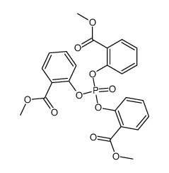 phosphoric acid tris-(2-methoxycarbonyl-phenyl ester) Structure