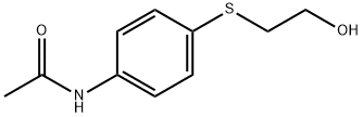 Acetamide, N-[4-[(2-hydroxyethyl)thio]phenyl]-结构式