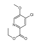 ethyl 4-chloro-5-methoxypyridine-2-carboxylate structure