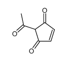 2-Acetyl-4-cyclopentene-1,3-dione structure