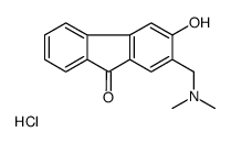 (3-hydroxy-9-oxofluoren-2-yl)methyl-dimethylazanium,chloride结构式