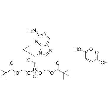 Besifovir Dipivoxil maleate structure