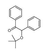 2-[(2-methylpropan-2-yl)oxy]-1,2-diphenylethanone结构式