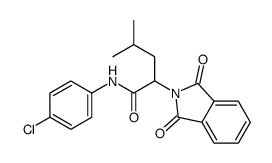 N-(4-chlorophenyl)-2-(1,3-dioxoisoindol-2-yl)-4-methylpentanamide Structure