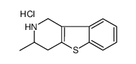 3-methyl-1,2,3,4-tetrahydro-[1]benzothiolo[3,2-c]pyridine,hydrochloride Structure