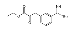 3-Amidinophenylbrenztraubensaeure-ethylester结构式