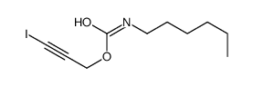 3-iodoprop-2-ynyl N-hexylcarbamate Structure