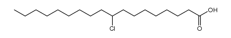 9-chloro-octadecanoic acid Structure