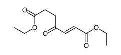 diethyl 4-oxohept-2-enedioate Structure