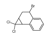 7,7-dichloro-5-bromobenzo[a]bicyclo[4.1.0]heptane Structure