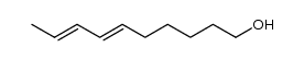 (6E,8E)-deca-6,8-dien-1-ol Structure