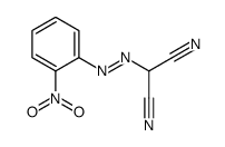 2-[(2-nitrophenyl)diazenyl]propanedinitrile结构式