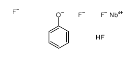 phenol,tetrafluoroniobium Structure