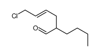 2-butyl-6-chlorohex-4-enal Structure