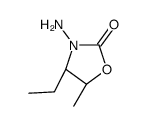 (4S,5S)-3-amino-4-ethyl-5-methyl-1,3-oxazolidin-2-one Structure