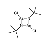 1,3-ditert-butyl-2,4-dichloro-1,3,2,4-diazadiarsetidine结构式