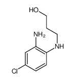 3-[(2-amino-4-chlorophenyl)amino]propan-1-ol Structure