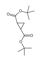 ditert-butyl (1S,2R)-cyclopropane-1,2-dicarboxylate Structure