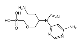 [4-amino-2-(6-aminopurin-9-yl)butoxy]methylphosphonic acid Structure