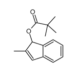 (2-methyl-1H-inden-1-yl) 2,2-dimethylpropanoate Structure