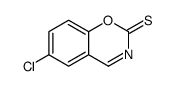 6-chloro-1,3-benzoxazine-2-thione Structure