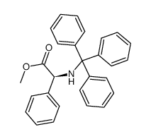 methyl N-trityl-(S)-phenylglycinate结构式