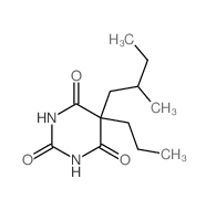 5-(2-methylbutyl)-5-propyl-1,3-diazinane-2,4,6-trione Structure