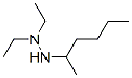 1,1-Diethyl-2-(1-methylpentyl)hydrazine structure