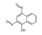 2,4-dinitroso-1-naphthol Structure