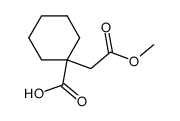 1-Carboxy-cyclohexanessigsaeuremethylester Structure