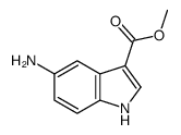 Methyl 5-amino-1H-indole-3-carboxylate Structure